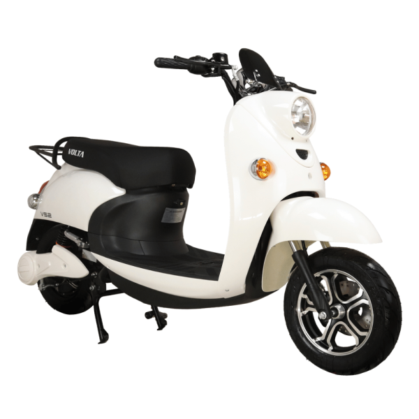 VS2 ELEKTRO-ROLLER 2-RAD 45KM/H, Schwarz, Rot, Weiß